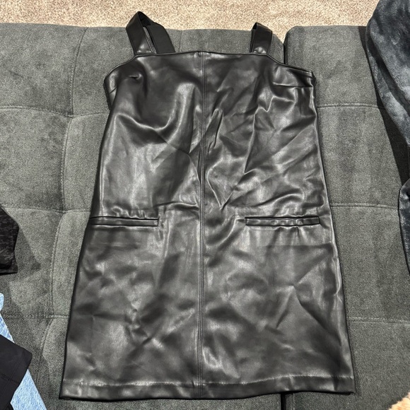 ABERCROMBIE Leather Dress - Picture 3 of 5